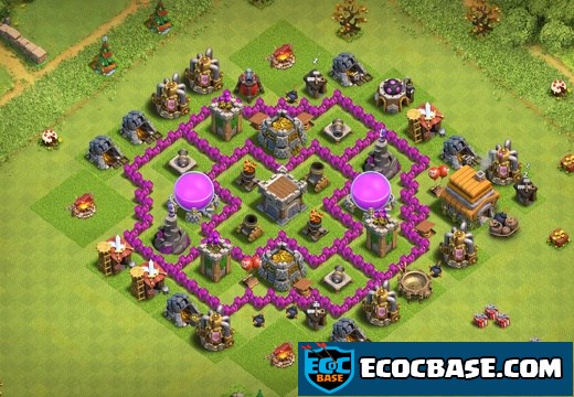 #0709 Farming Base Layout TH6, Diseño Farming Ayuntamiento 6
