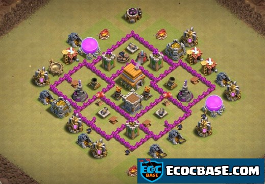 #0717 War Base Layout TH6, Subida de Copas y Diseño Guerra