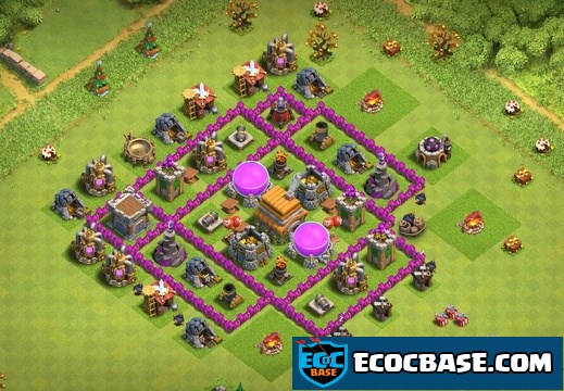 #0724 TH6 Farming and Pushing Trophies, Subida de Copas y Proteger Recursos
