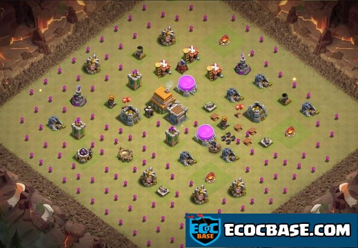#0726 TH6 Troll Hybrid Base Layout, Diseño Troll Extendido Ayuntamiento 6