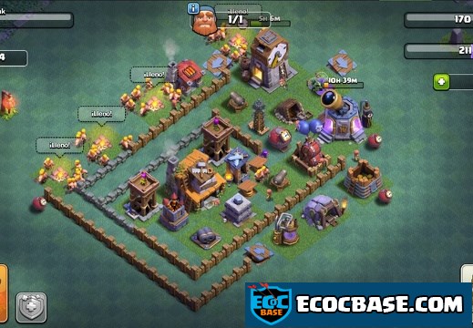 #0832 Good Base Layout for BH4, Diseño Taller Nivel 4, Aldea Nocturna