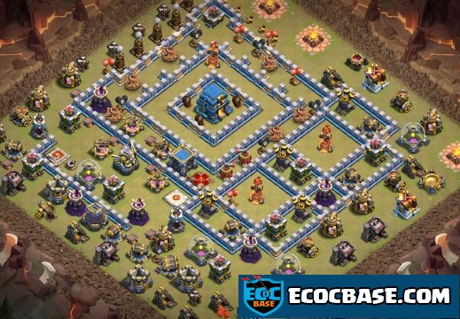 #1107 War and Trophy Base Layout for Town Hall 12, TH12 Subida de Copas y Guerra