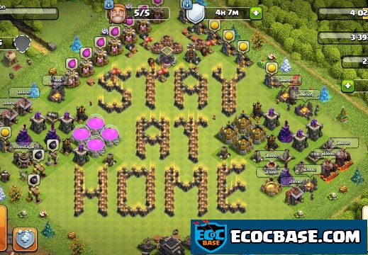 #1446 Fan Art: Stay at Home Base Layout for TH9, CODVID19 Coronavirus